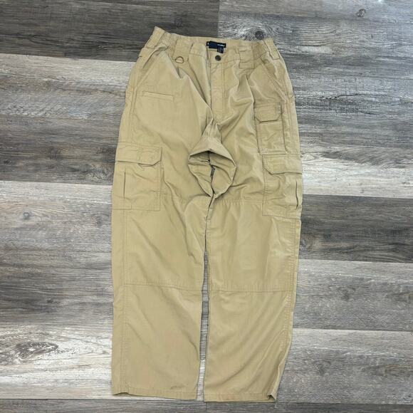 5.11 Tactical Taclite Pro Tan Men 32x29 Utility Cargo Pockets Ripstop Work Pants - Picture 2 of 15